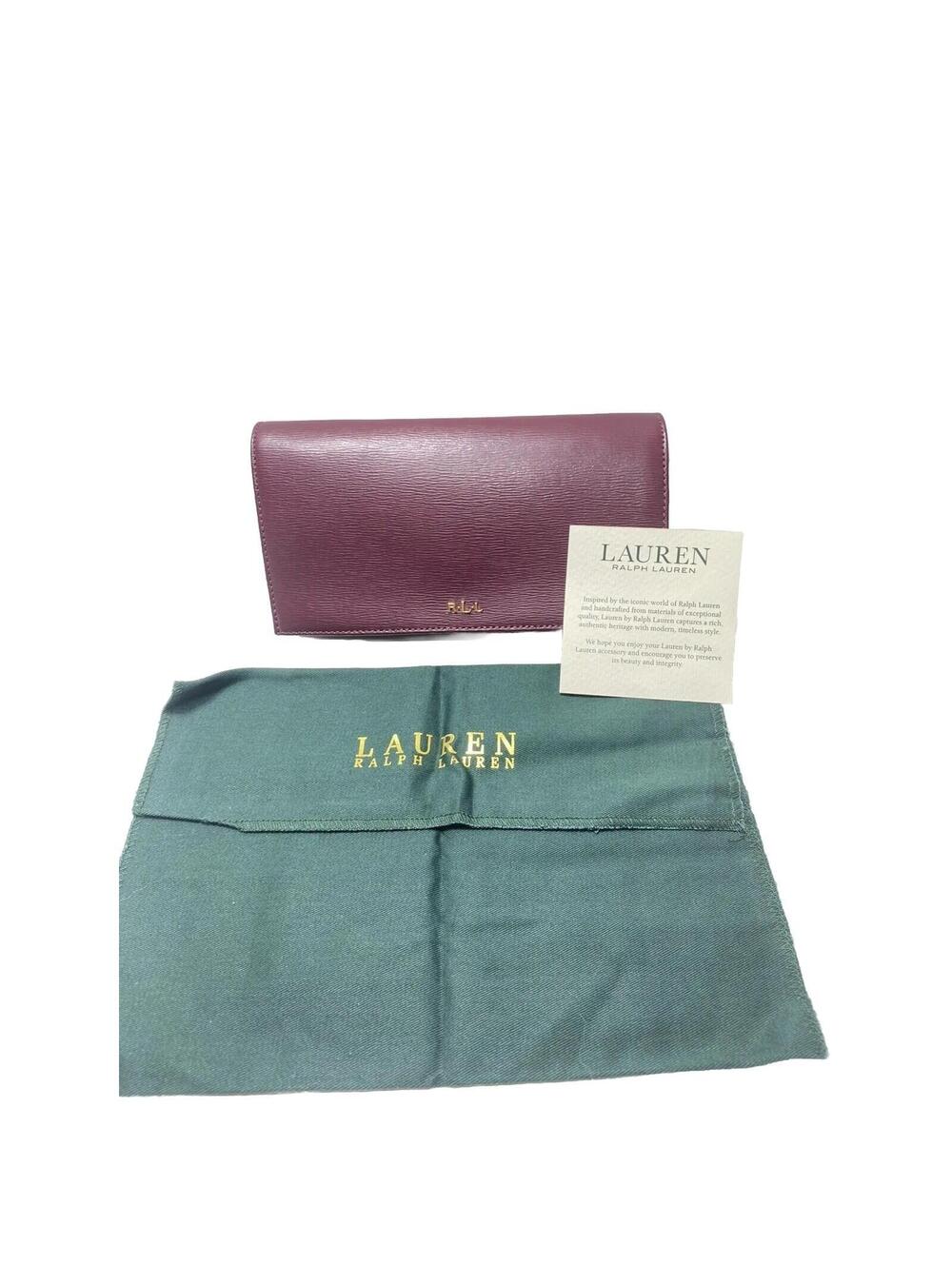 Lauren Ralph Lauren Newbury Purse New With Tags Classic Leather Shoulder Bag Ele